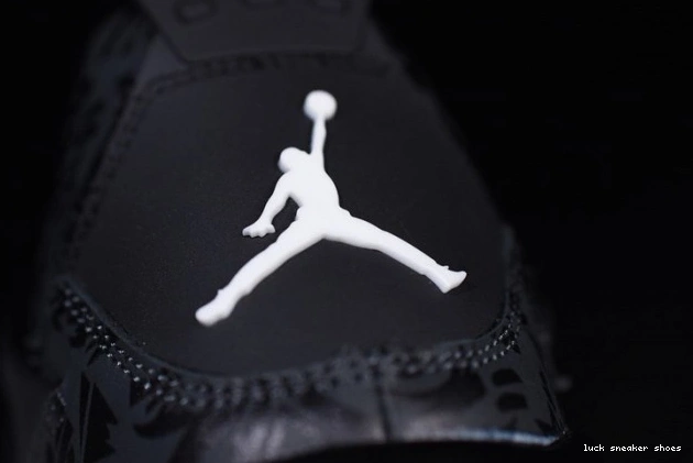 Rep LUCY CI1184-001 Black Jordan Air 4 Laser Retro 0805